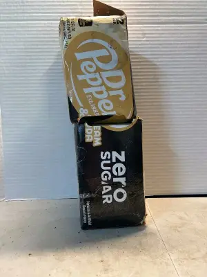 12 pack dr pepper cream soda zero sugar bb 05/25/26