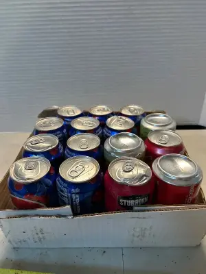 15 ct assorted canned drinks see description