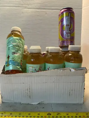 9ct arizona green tea with honey and ginseng bb 05/2027 6ct gfuel energy drinks 16 fl oz bb 04/11/2027