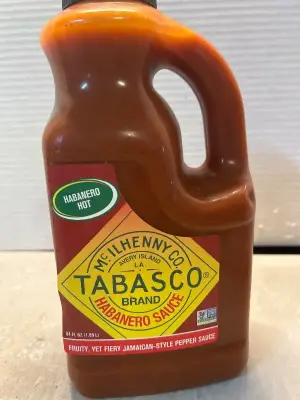 64 fl oz habanero hot  sauce