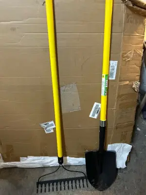 Shovel and rake