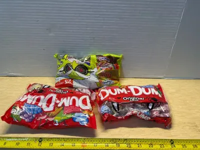 Dum dums (2)(02/27/28) and assorted candy (02/26)