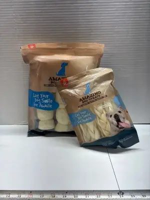 2pk The amazing dog chews dog treats exp:12/27