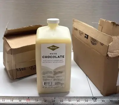 (2) White Chocolate flavored sauce