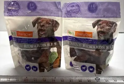 (2) 7oz dog treats exp:11/27