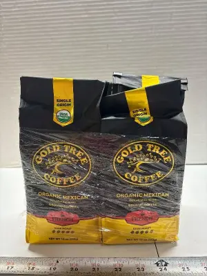 (4) 12oz Gold tree coffee exp:05/26