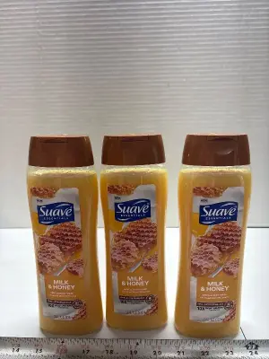 (3) Suave Milk & honey body wash