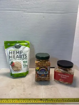 Grapefruit slices hunter mix & hemp hearts