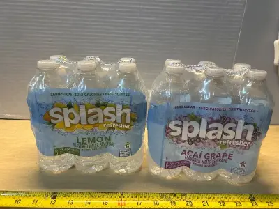 Lemon and grape flavored water (12)