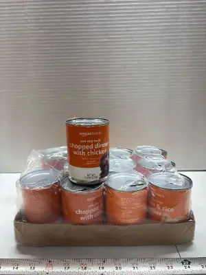 12pk Amazon wet dog food exp:08/28