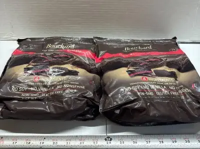 (2) 2LB Belgian dark chocolate exp:08/27