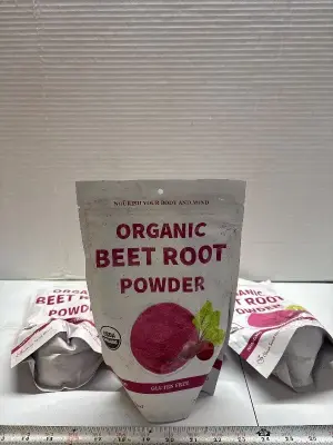 (4) 16oz Organic beet root powder exp:06/27