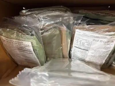 12pk Self heating emergency meals