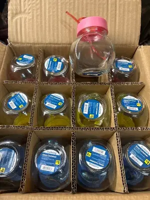 24ct mini sugar jars