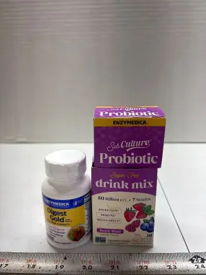 Sub culture probiotic drink mix & digest gold exp:04/27