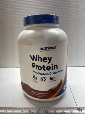 5Lb Chocolate whey protein exp:10/27