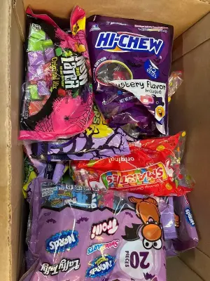 Mystery box of candy