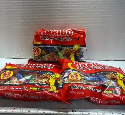 (3) 45ct haribo Mini gummies exp:03/26