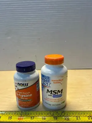 L-Lysine and MSM supplements