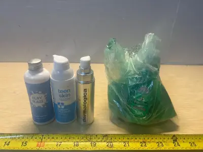 Gloss varnish, skin serums and Palmolive oil