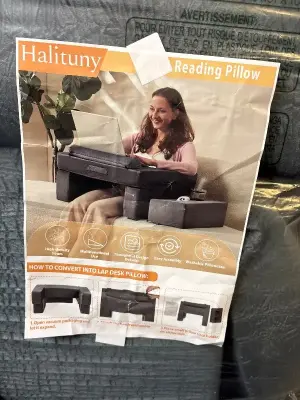 2 In 1 reading pillow/ lap desk