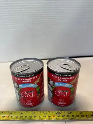 Purina one classic ground beef & brown