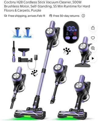 Cordless vacuum