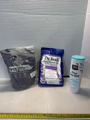 Sleep salt soak pure epsom salt & fine sea