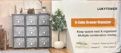 9 Cube Drawer Organizer