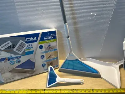 Air broom with dust pan / mini