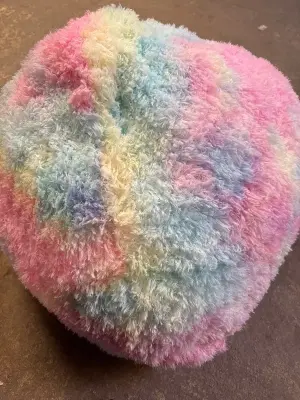 Fluffy bean bag chair