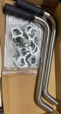 Wheel chair handle extender