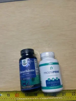 Glutathione and prostaprime dietary supplements