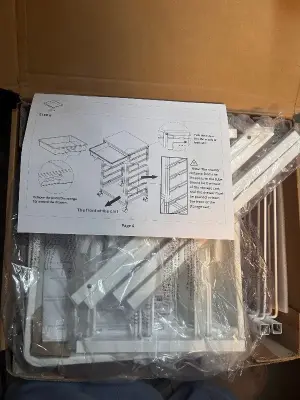 Rolling drawer organizer ( missing top )