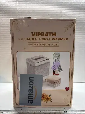 Foldable towel warmer