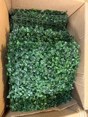 Box of grass panels