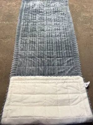 long soft rug with a grippy bottom