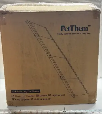 Foldable car pet ramp