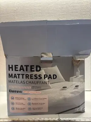 Queen Heated mattress pad (used)