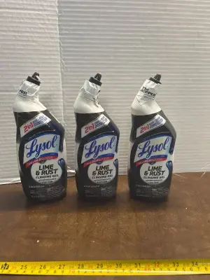 3ct Lysol lime and rust clinging gel 24 fl oz