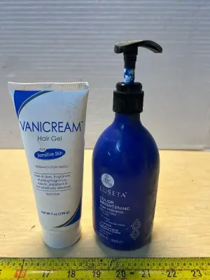 Hair gel and coke brightening blue shampoo