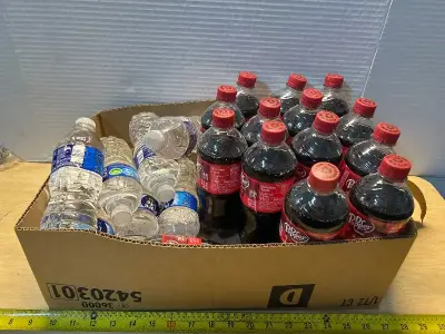 Water(8) and cherry Dr Pepper (15ct)(11/2025)