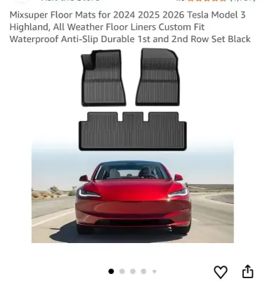 Tesla floor mats