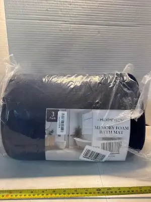 3 pack memory foam bath mats