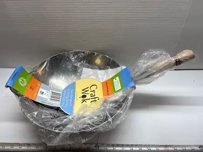 14” flat bottom wok