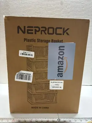 Plastic storage rack