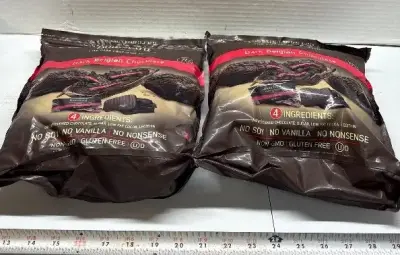 (2) 2Lb Belgian dark chocolate exp:08/27