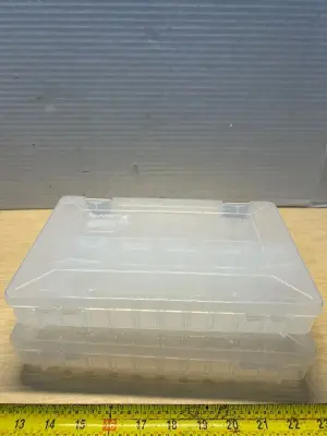 Plastic storage organizers (2)