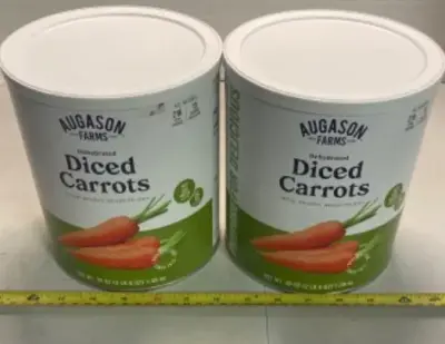 Diced Carrots (Two Cans)(9-18-2050)