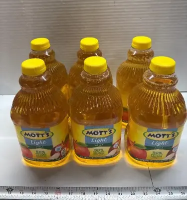 6ct Motts light apple juice exp:09/26